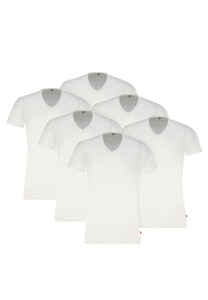 Levis Herren T-Shirt 6-er Pack Men Herren Unterhemd V-Ausschnitt  