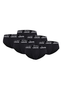Levis Herren Retrobriefs REPEAT LOGO Slip Unterw�sche 6-er Pack 