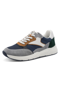 Tamaris Herren Leder Sneaker 1-13611-44-805 Schn�rsschuh Schuhe Blau