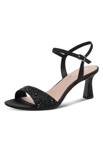 Tamaris Damen Sandalette 1-28313-46-043 Frauen Schuhe Stiletto Black Glam 