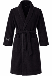 Puma Unisex Bademantel Morgenmantel Damen Herren Frottee 100% Baumwolle
