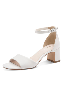Tamaris Leder Sandalette Damen 1-28347-46-117 Frauen Schuhe elegant wei�