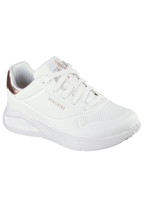 Skechers Damen Uno Lite Shimmer Along Sneaker  177291 WHT White 
