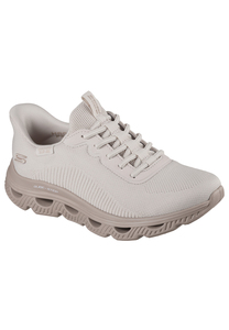 Skechers Damen Slip-ins BOBS Sport Arc Waves Sneaker 117629 NAT Nature