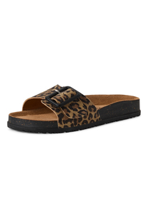 Tamaris Damen Leder Pantolette 1-27501-46-360 Frauen Schuhe Leopard