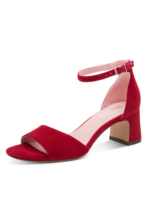 Tamaris Leder Sandalette Damen 1-28347-46-500 Frauen Schuhe elegant rot