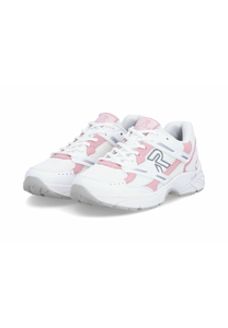 Rieker CAMDEN Damen Sneaker W4200-80 Low Cut Retro Wei�/Rosa