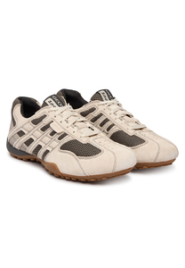 Geox U Snake Original A  Herren Leder Sneaker U55MNA 02214 C5V9F Grau