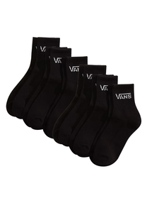 6 Paar Vans Half Crew Sneakersocken Sportsocken VN000QCC