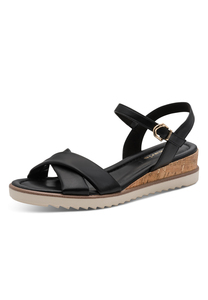 Tamaris Sandalette 1-28106-42-001 Damen Frauen Schuhe Vegan Schwarz