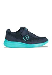Lotto Schuhe CONNECT BC K Kinder Low Top Sneaker 2600002K NAVY/AQUA 