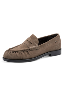 Tamaris Damen Leder Slipper 1-24251-47-341 Frauen Schuhe Beige