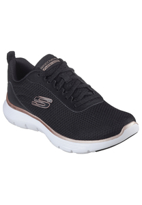 Skechers Damen Flex Appeal 5.0 Uptake Sneaker 150206 BKRG Black Rose