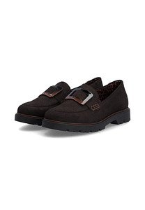 Rieker Damen Loafer Gummizug Light TR 45553-25 Braun