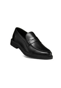 Geox MASSIMIANO Herren Leder Mokassin U66H9A 00043 C9999 Schuh schwarz