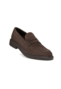 Geox MASSIMIANO Herren Leder Mokassin U66H9A 00022 C6005 Schuh Braun