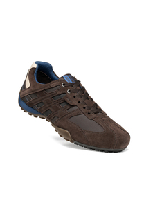 Geox U Snake K Herren Sneaker U4207K 022EK C6222 Wildleder Schuhe Braun 