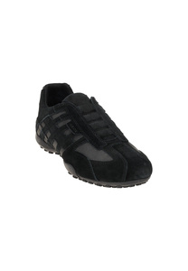 Geox U Snake L Herren Sneaker U4207L 022EK C9997 Wildleder Slip-on Schwarz