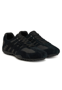 Geox U Snake K Herren Sneaker U4207K 022EK C9997 Wildleder Schuhe Black