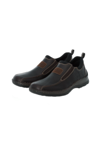 Rieker Herren Slipper 05363-25 Glattleder Brown