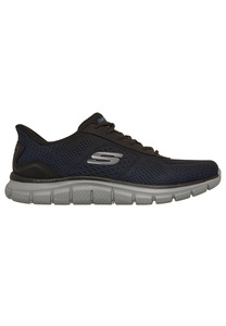 Skechers Herren Track Revno Slip Ins Sneaker Blue Black