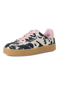 Tamaris Damen Leder Sneaker 1-23723-44-102 Low Top Frauen Schuh Kuhmuster