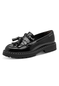 Tamaris Damen Slipper 1-24353-47-001 Frauen Loafer Plateau Schuhe Schwarz