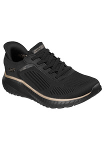 Skechers Bobs sqaud Chaos CURRENT MUSE Damen Black Rose Gold