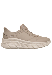 Skechers Damen Slip Ins Sneaker Hands Free Taupe