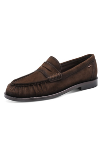 Tamaris Damen Leder Slipper 1-24251-47-304 Frauen Schuhe Braun