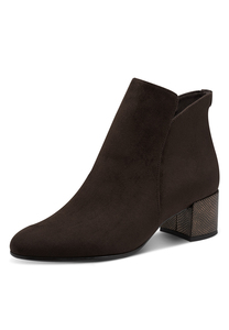 Tamaris Damen Textil Stiefelette Boot 1-25354-43-303 Frauen Stiefel Braun