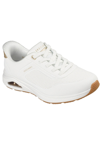 Skechers Damen Arch Fit UNO Relaxing On Air Slip Ins Sneaker White