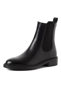 Tamaris Damen Leder Chelsea Boot 1-25302-45-001 Stiefelette schwarz 