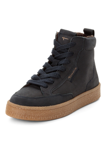Tamaris Damen Lederstiefelette 1-25203-45-805 Leder gef�ttert Dunkelblau