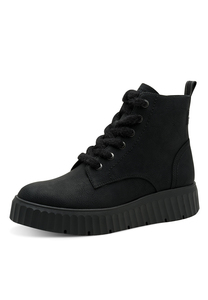 Tamaris Damen Stiefelette 1-25251-45-001 Frauen Stiefel Plateau schwarz
