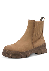 Tamaris Damen Leder Chelsea Boot Stiefelette 1-25434-47-310 Braun