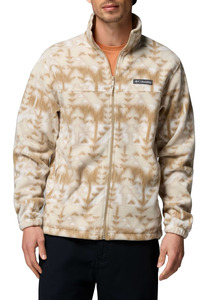 Columbia Steens Mountain Herren Print Fleece Jacke 1478231 272 beige