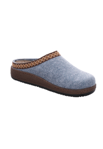 Rohde NOVARA CLOG Damen Filz Pantoletten Hausschuhe 6425 Blau