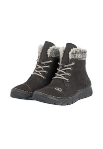 Rieker Damen Schn�rstiefel Stiefelette Stiefel Warmfutter 55031-25 Braun