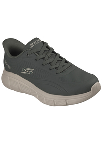 Skechers Herren BOBS B Flex Smooth Edge Sneaker Schn�rschuhe Olive