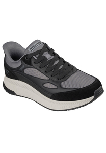Skechers Herren BOBS Squad 4 Core Look Sneaker Slip Ins Black Grey