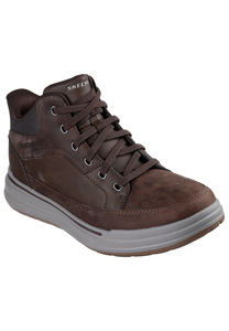 Skechers Herren Sterling Rogan Slip On Schuhe Leder Brown