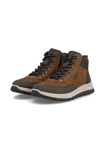 Rieker Herren Schn�rstiefel Rieker Extraweite H B8124  Braun Kombi