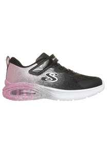Skechers M�dchen Microspec Max Advance Glitz Gala Black Rose Gold