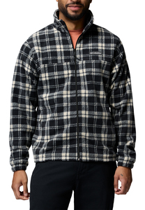 Columbia Steens Mountain Herren Print Fleece Jacke 1478231 031 schwarz
