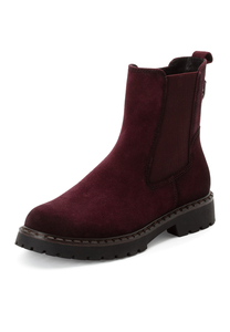 Tamaris Damen Leder Chelsea Boot Stiefelette 1-25449-47-537 Frauen Rot