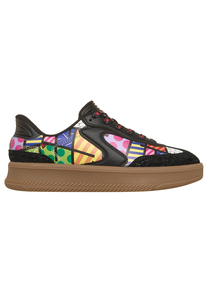Skechers Damen Hotshot HI Britto Landscape Slip Ins Sneaker Black