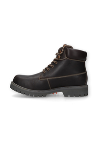 Dockers by Gerli Herren Leder Boots Fettleder Warmfutter Braun