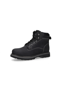 Dockers by Gerli Herren Stiefelette Glattleder Warmfutter Schwarz