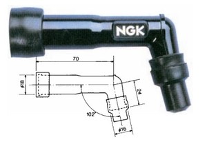 NGK Zündkerzenstecker - Typ XD05F 